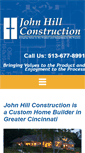 Mobile Screenshot of johnhillconstruction.com